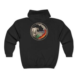 POMAS Wildfire Sweatshirt. Unisex Heavy Blend™ Full Zip Hooded Sweatshirt