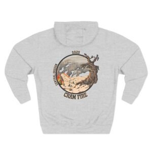 CRAM FIRE HOODIE Three-Panel Fleece Hoodie