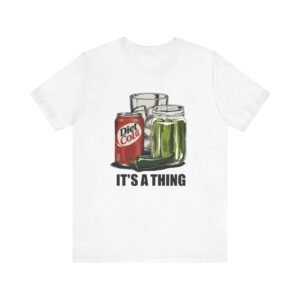 Diet Coke Pickles T-Shirt, Unisex Tee, Dua Lipa Viral Drink, Foodie Gift, Food Lover Top, Jar of Pickles Shirt
